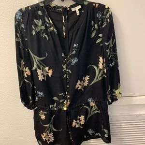 Joie Navy Floral Romper
